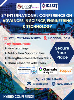 3rd International conference on Advances in Science,Engineering &Technology (ICASET)